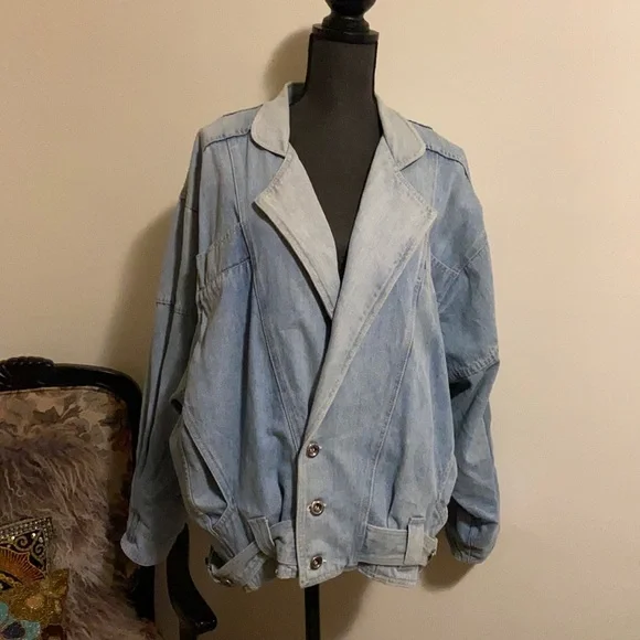 Sayonara perfect look denim jacket size L - Picture 1 of 13
